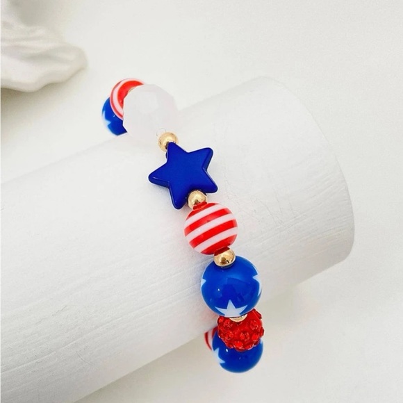 🇺🇸 Set of 6 Random American Made Bracelets for July 4th Celebrations - Picture 8 of 10